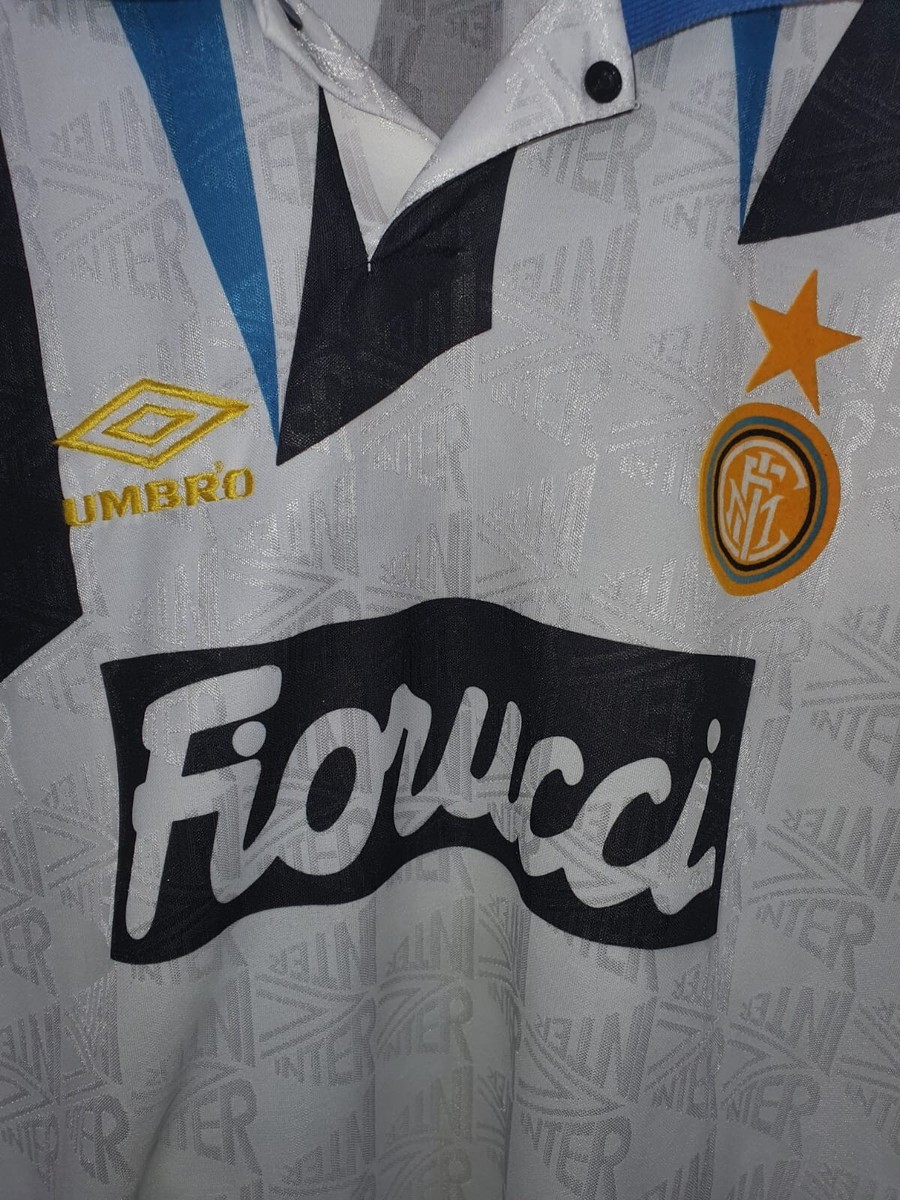 インテル・ミラノ サッカーウェア Umbro Fiorucci INTER MILAN 1992/93 AWAY FOOTBALL SHIRT MAGLIA UMBRO