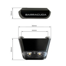 BARRACUDA MOTO LUCE TARGA LED UNIVERSALE LICENCE PLATE LIGHT HONDA 