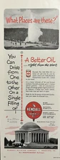 1940s Kendall 2000 Mile Motor Oil Better Geyser Hot Spring Vintage Print Ad