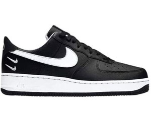 Nike Air Force 1 Double Swoosh - Black 