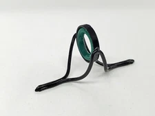 BLACK FRAME NATURAL GREEN AGATE STRIPPING GUIDE FOR YOU BAMBOO ROD 8MM-12MM