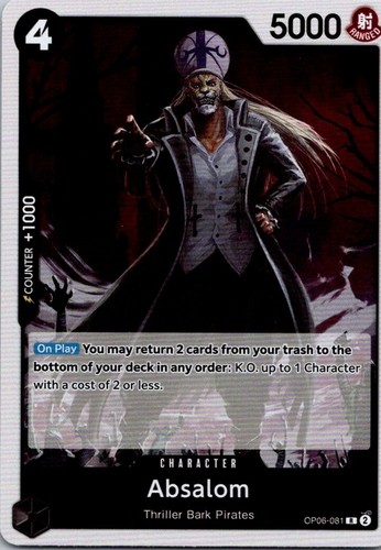 Shimotsuki Ryuma R OP06-036 Japanese ONE PIECE Card Game Wings of