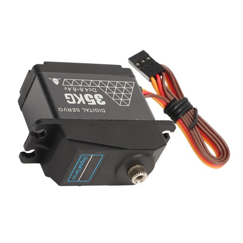 Servo digital de metal impermeable a prueba de agua RC de 35 kg para 1/8 1/10 1/12 CH - Imagen 13 de 22