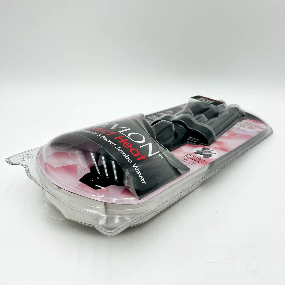 Revlon Perfect Heat Ceramic Large Beach Waves Curls Black RVI084C Curling Iron - Image 4 of 4