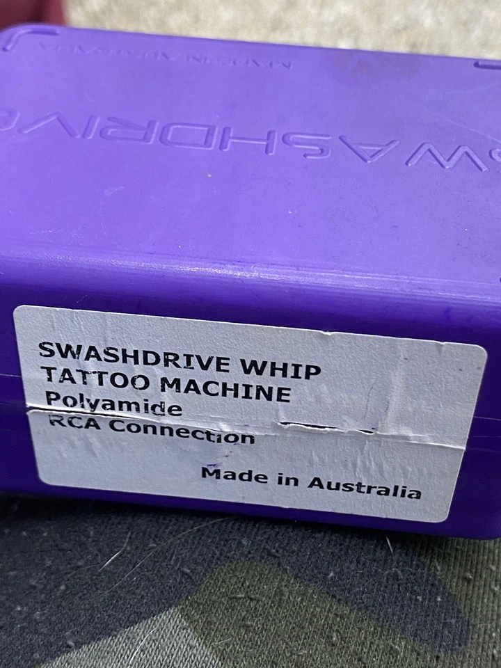 紫色 Swashdrive Whip 旋转纹身机 - 正品 澳大利亚制造  — 第 3/4 张图片