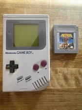 Nintendo Game Boy Original DMG-01 Handheld System with Metroid - No Dead Pixels
