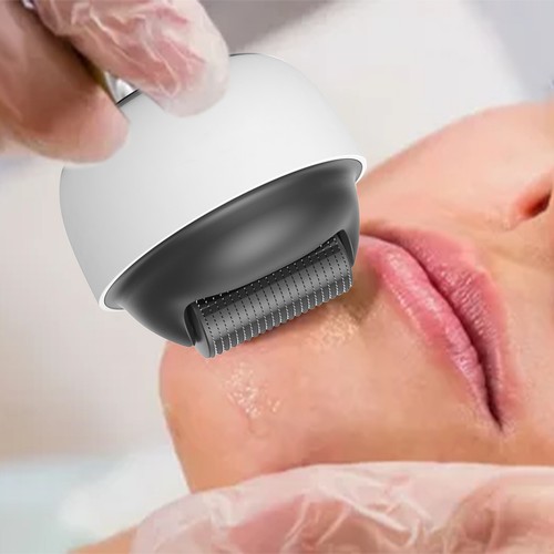 Dispositivo de belleza facial con rodillo de microagujas con 1200 pasadores herramientas para el cuidado de la piel del cabello - Imagen 4 de 18