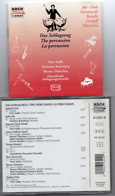 The Percussion - Peter Sadlo/Ensemble, Siegfried Fink/Keiko Abe/Brindle, Koch CD