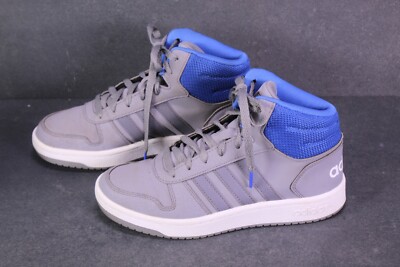 Adidas Sneaker Hoops 2.0 Mid Top  Damen Sportschuhe Gr. 37   grau blau SB2621