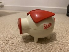 Vintage Best Danish Advertising Small Plastic Pig Shaped Money Box