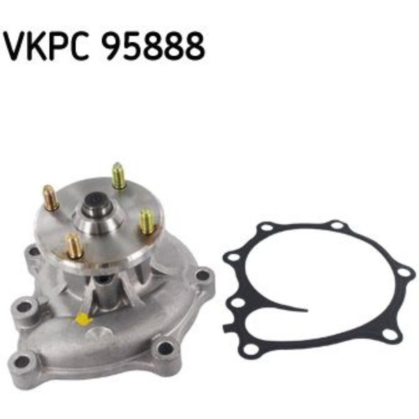 SKF Wasserpumpe KüHlmittelpumpe Passend FüR Hyundai Terracan Vkpc 95888-image