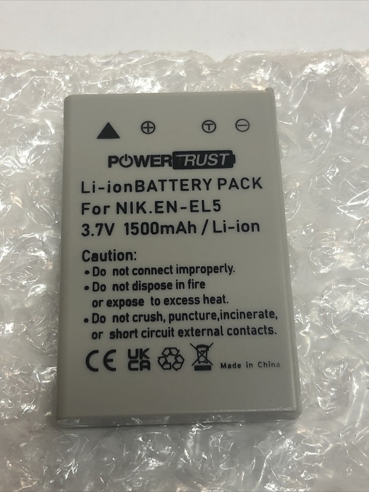 Batterie Nikon EN-EL5 D'origine – Li-Ion 3,7V 1100mAh – Pour Coolpix P Et S