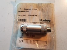 New Lumberg Shielded Circular Connector, Profibus Cable Plug, PR-STE-1205G