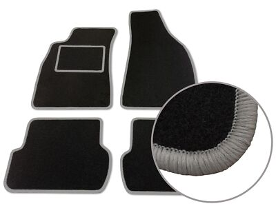 VELOURS FUßMATTEN für HYUNDAI ACCENT IV (2011 - ...) SCHWARZ hohe Qualität