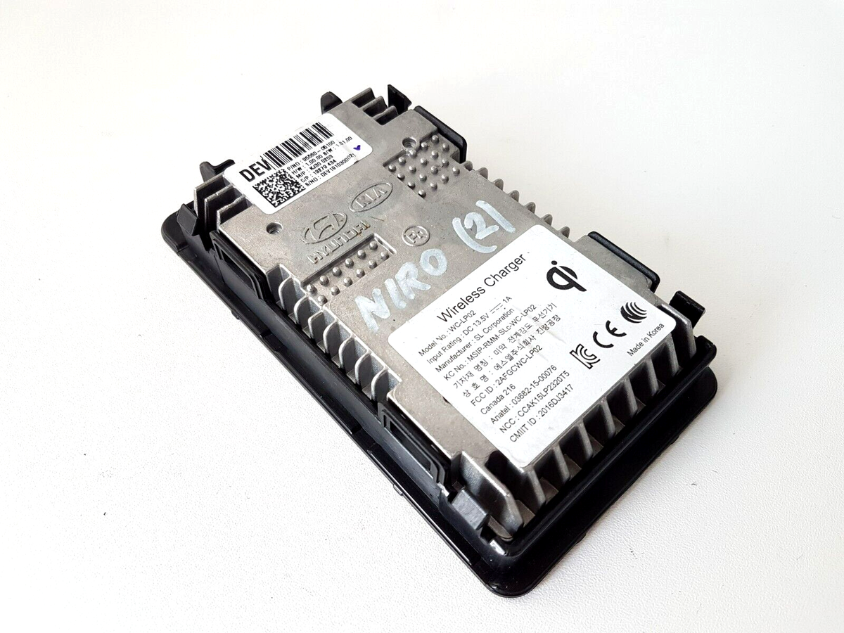 KIA NIRO HYBRID 2020 RHD WIRELESS CHARGING PAD MODULE OEM - Main Image