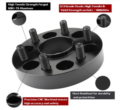 CWA 6x5.5 Hub Centric Wheel Spacers 1.5 Inch 14x1.5