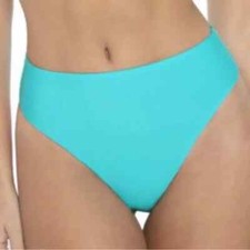 PILYQ Blue Saltwater Hillary High-Waist Full Swim Bottom Women Size M NEW