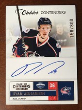 Ryan Johansen 2011-12 Panini Contenders Rookie Auto RC 114/800 Predators