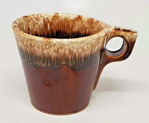 Vintage Hull Brown Drip Mug - Oven Proof - U.S.A. - As Is