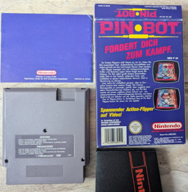 TOP ! Nintendo NES Spiel Pin Bot PAL-B OVP CIB Pinbot