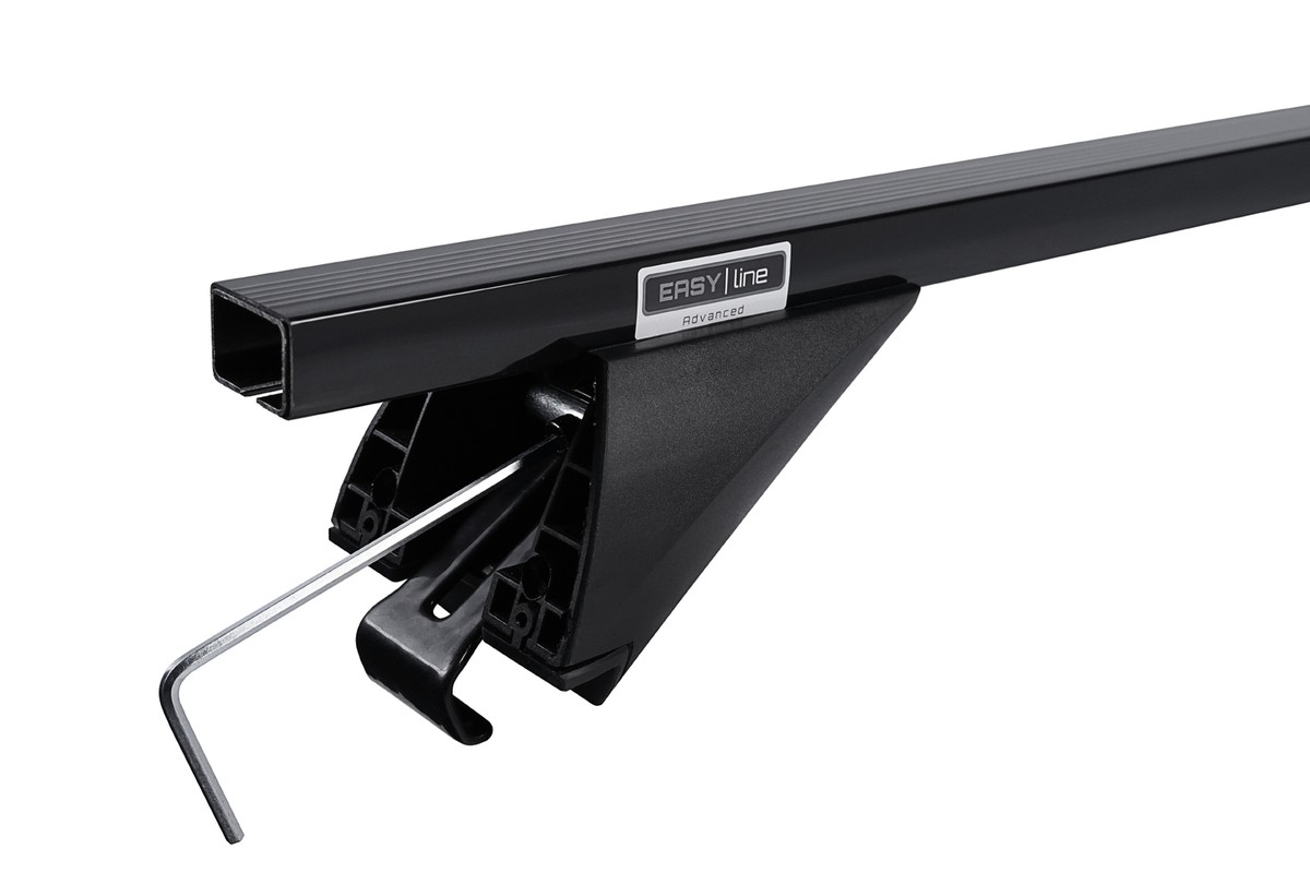 Barres De Toit Easy Line Classic 120 Cm - Pour Volkswagen Tiguan I (2007-2016) - Aluminium, Verrouillables, Charge 90kg