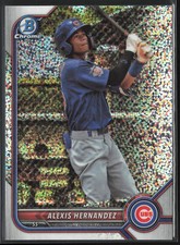 2022 Bowman Draft Alexis Hernandez BDC-173 Speckle Refractor | Chicago Cubs