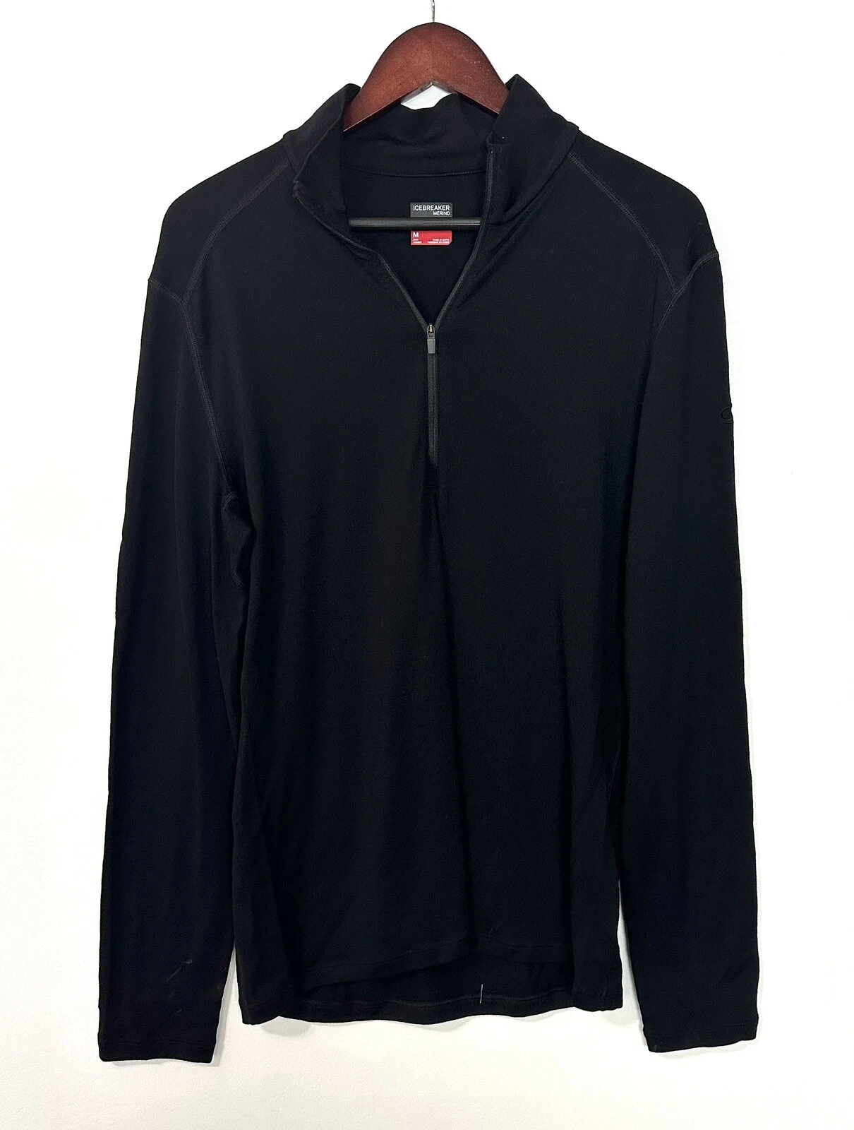 #342 Icebreaker 260 Tech Half-Zip Base Layer Top - Men's Size M RETAIL $135