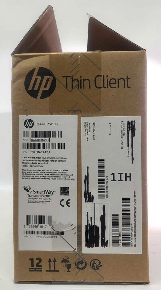 OPEN BOX HP t430 Thin Client Celeron N9020 - Image 3 of 4
