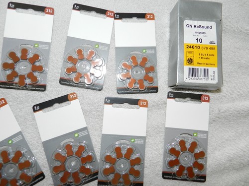 New Lot Of 18 GN Resound 312 1.45V Hearing Aid Batteries GN312-8 (205-Batteries) - Picture 3 of 8
