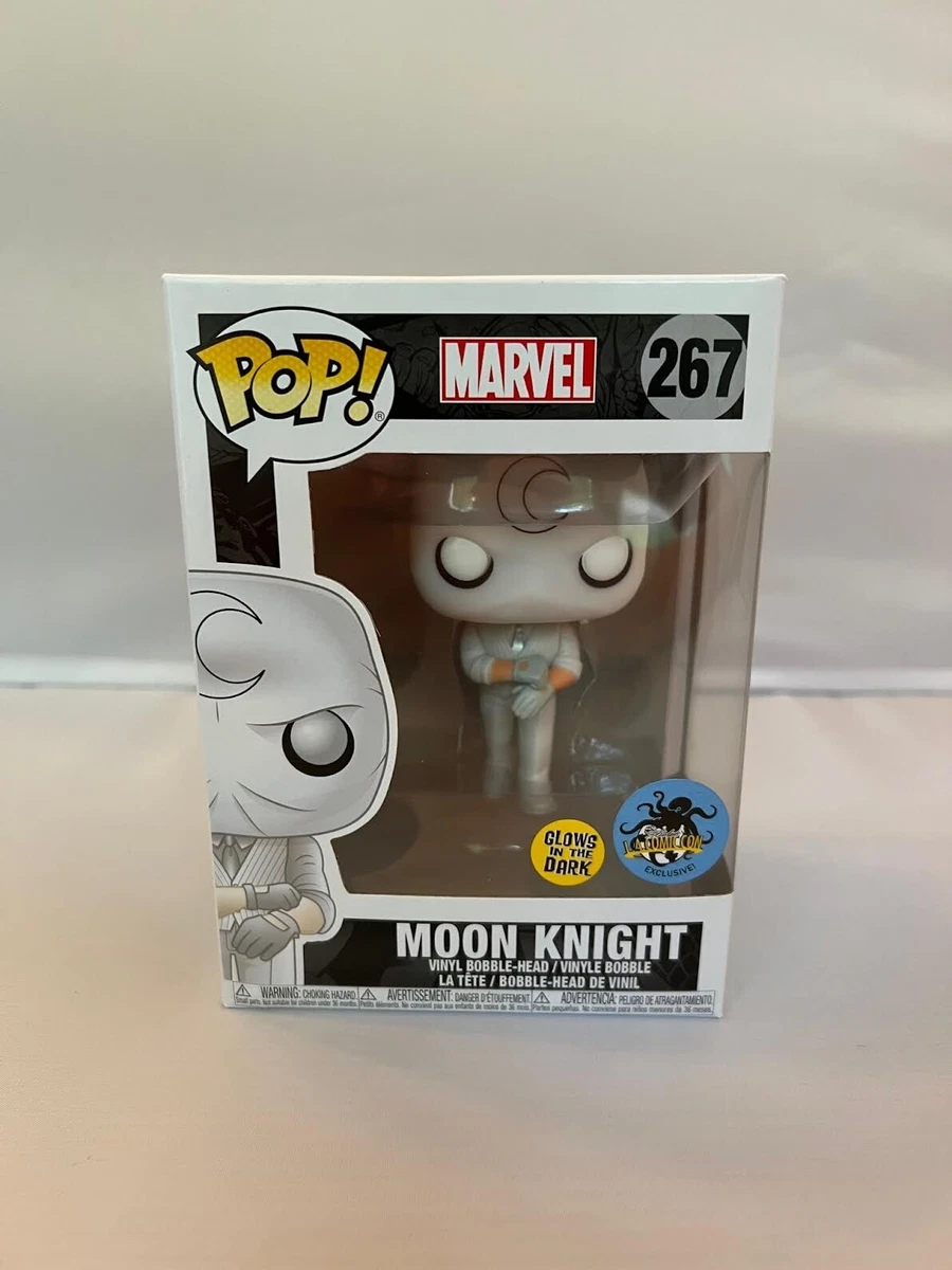 Moon Knight Funko Pop Glow in the Dark. LACC Exclusive. Very Rare Green and Blue