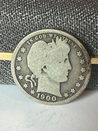 1900 P Barber Quarter Dollar, G
