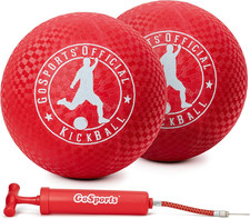 Official Kickball with Pump 2 Pack , 10"