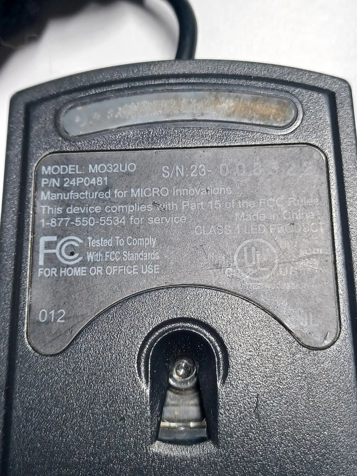 IBM 24P0481 Optical Mouse with Scroll wheel. Travel Size - Image 3 of 3