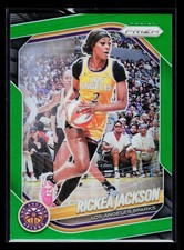 Rickea Jackson 2025 Panini Prizm WNBA Green Prizms #118 Los Angeles Sparks