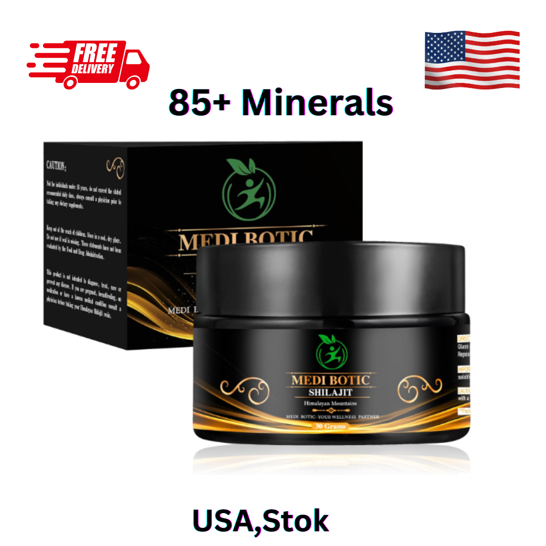 Pure Himalayan Shilajit Resin 30g – Organic Natural Supplement for Men & Women