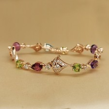 Bvlgari Divas' Dream bracelet 18k rose gold, diamond, gemstones, SM (104897)