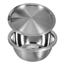  Stainless Steel Washing up Bowl Multifunctional Basin Metal Mixing Bowls