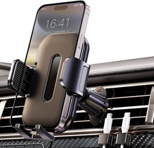 Upgraded Car Phone Holder Metal Hook Clip Car Vent Phone Mount Hands Free Vent