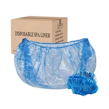 400PCS Disposable SPA Liners For Nail Tech Pedicure 48"x48" Durable Blue