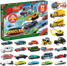 JOYIN 2024 Christmas Advent Calendar, 24 Days Countdown Calendar Diecast... 