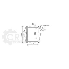 Ladeluftkühler für Smart Fortwo Cabrio 1.0 Brabus Bj.12-20
