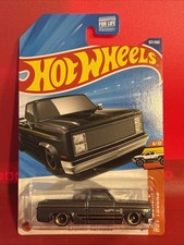 New Hot Wheels 2025 '83 Chevy Silverado Black 157/250 HOT TRUCKS 9/10