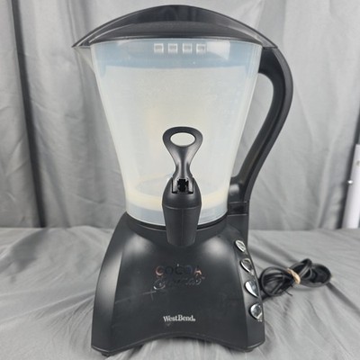 West Bend CL400BG Cocoa Grande Hot Drink Maker 60oz Blender Black - Tested
