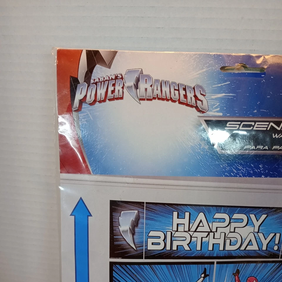 Power Rangers 5 Piezas Fiesta de Cumpleaños Escena Setter Decoración 6 Pies Exhibición 2016 Foto 2 de 4