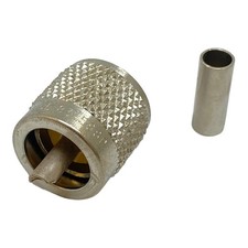 083-58SP Amphenol PL259 M UHF VHF Straight RF Crimp Coaxial Connector For RG58