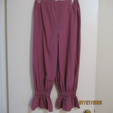 Renaissance womens Pantaloons mauve S VGUC