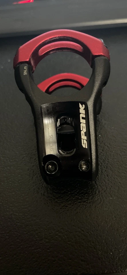 Spank Split 35  Stem, Red And Black - 35mm - Image 4 of 4