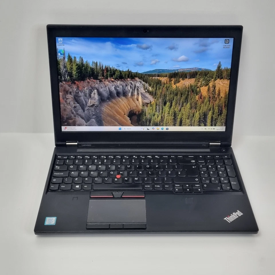 Lenovo ThinkPad P50 CAD Gaming Laptop, i7 16GB RAM 256GB Quadro M1000 Windows 11 - Image 2 of 4