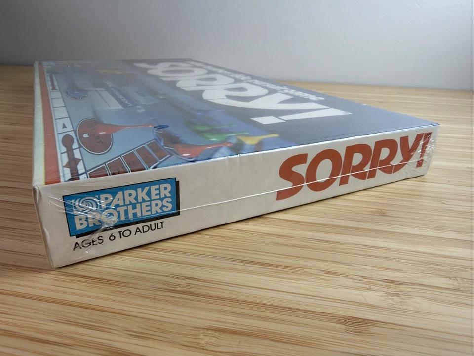 1972 Parker Brothers SORRY Board Game No. 0390 Vintage New Sealed Slide Pursuit - Image 3 of 4