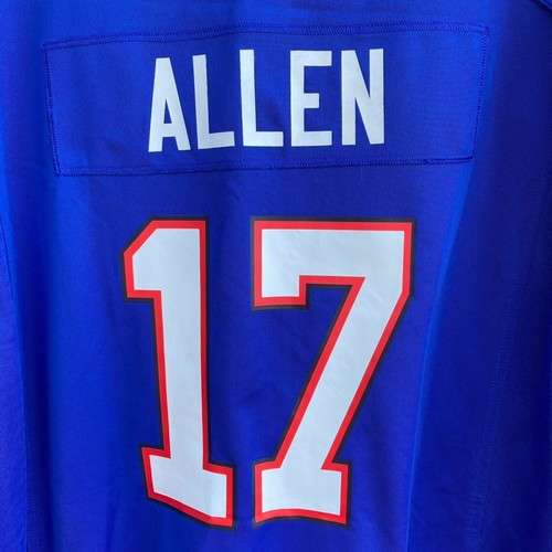 Maglia Josh Allen Buffalo Bills #17 giocatori NFL Nike On Field taglia XXL nuova con etichette - Foto 11 di 13